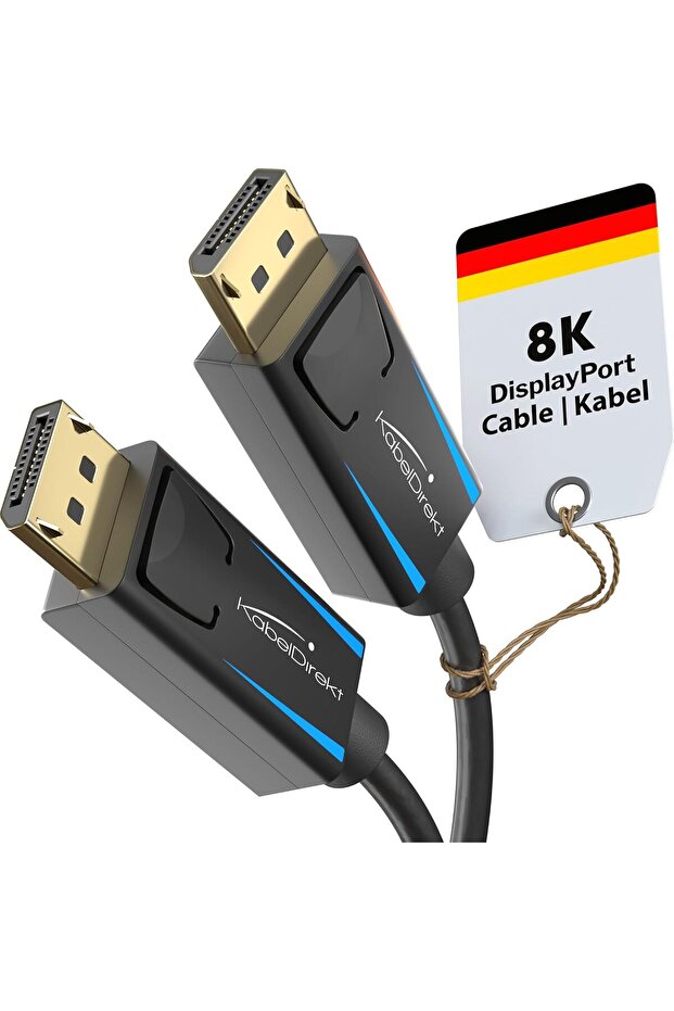 كابل DisplayPort بدقة 8K بطول 2 متر - 1