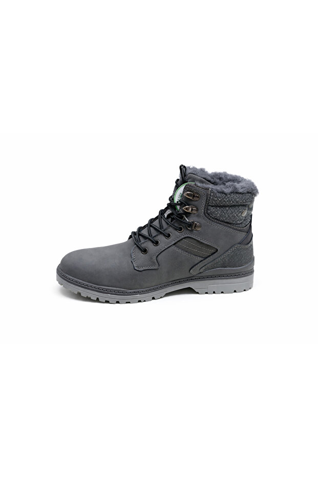 Int1122K474-Krk Men's Gray Fur Boots