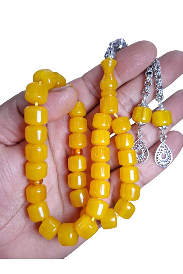 Squeeze Amber 10*11 mm Original Suitable for Daily Use Prayer Beads