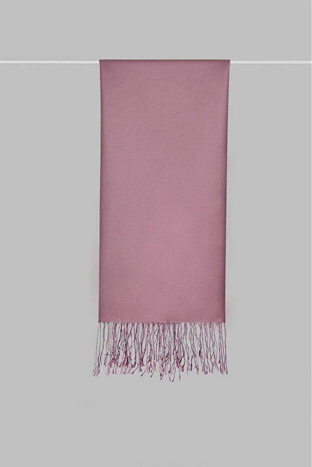 İpek Şal - Açık Gül Kurusu - 2