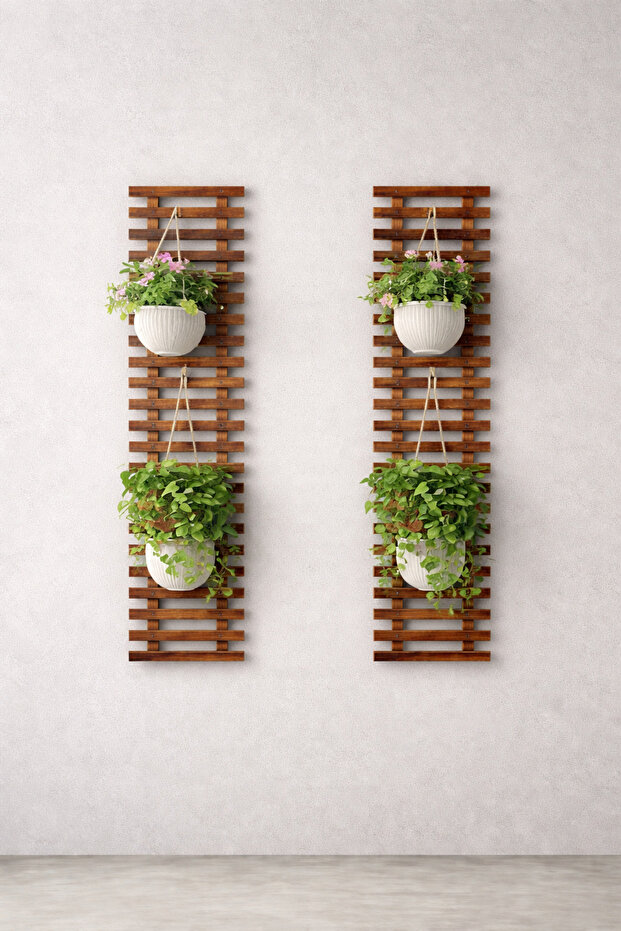 Ahşap saksılık - 2