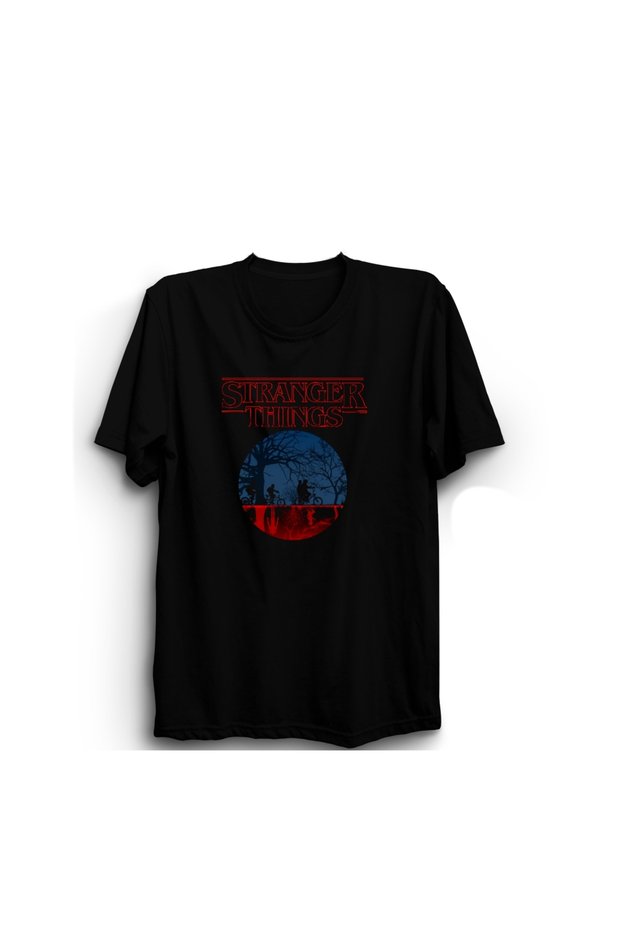Stranger Things, 2 Sides, Series Printed , 100% Cotton Unisex T-Shirt