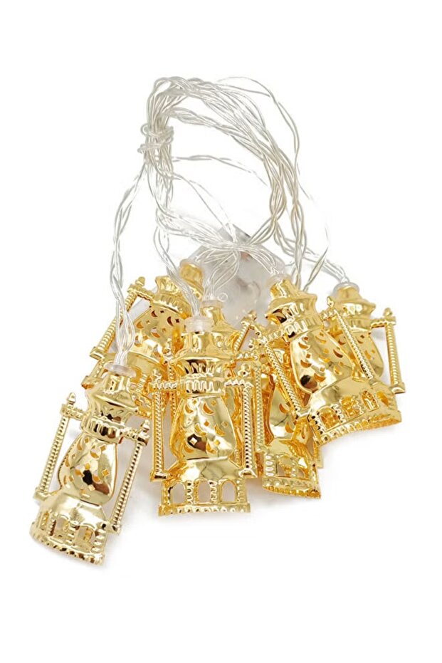 سلسلة إضاءة رمضانية للعيد مع فوانيس صغيرة بطول مترين - 3