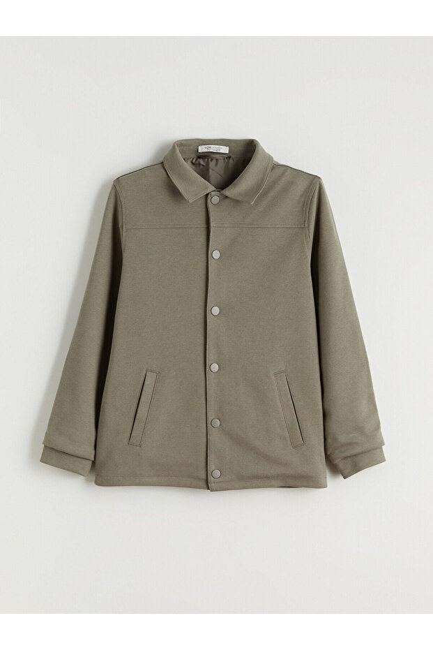 LCW Vision Shirt Collar Boy Jacket
