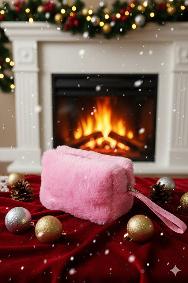 حقيبة مكياج قطيفة - 2