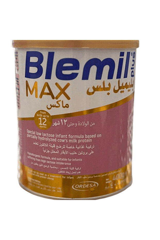 حليب بلس ماكس قليل اللاكتوز 0-12 شهرًا 400 غرام