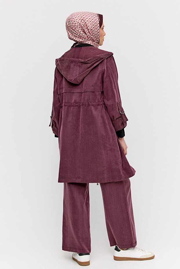 Pamuklu Kapüşonlu 3 Lü Set - 6