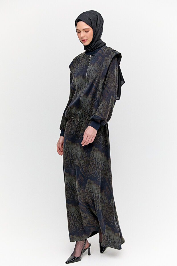 Yelekli Elbiseli İkili Takım - 2