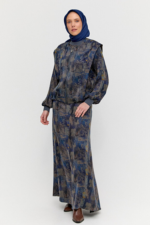 Yelekli Elbiseli İkili Takım - 3