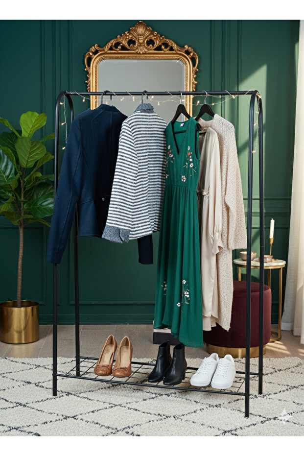 Elit Tek Raflı Askılık - 1