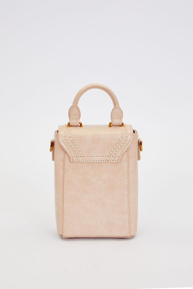 Vi̇zon Rectangular Stitched Handbag - 4