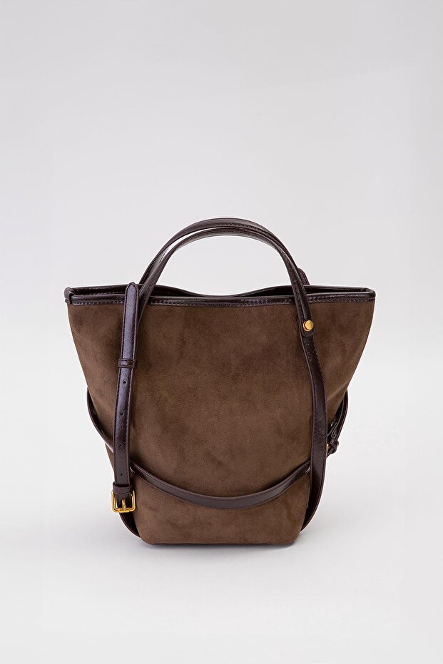 حقيبة يد على شكل مثلث أخضر - 4