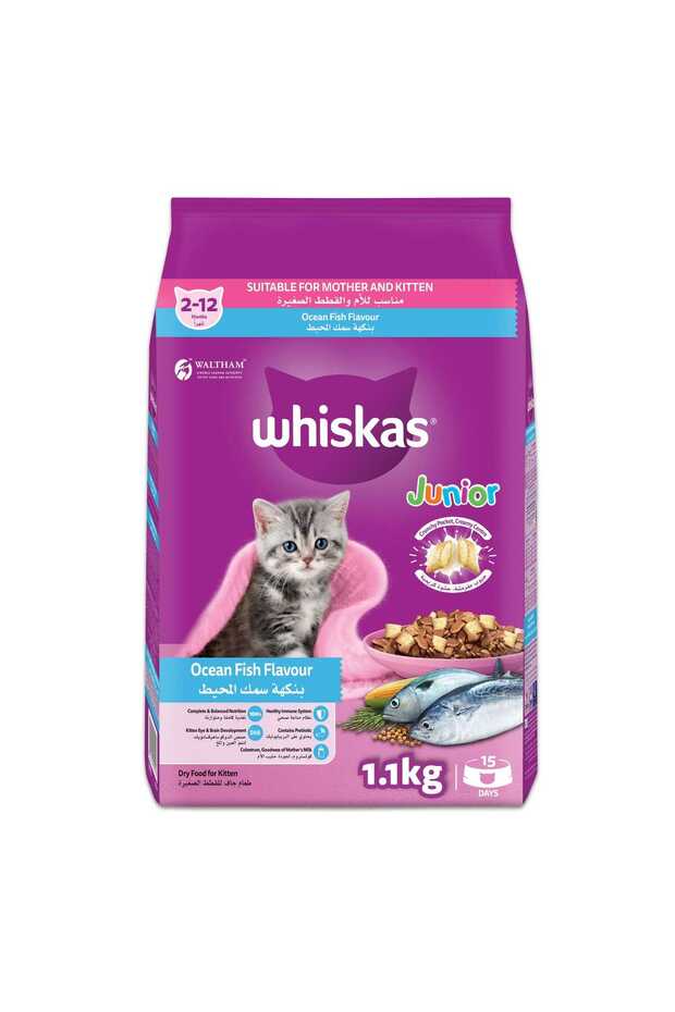 Junior Ocean Fish Flavour Dry Food for Kitten 2-12 Months 1.1 kg