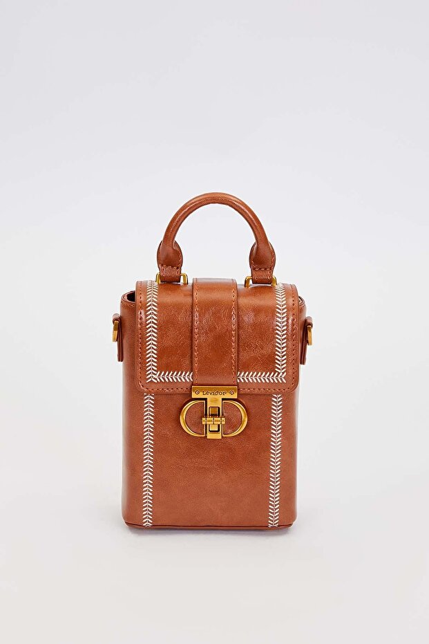 حقيبة يد مستطيلة الشكل من تابا - 1