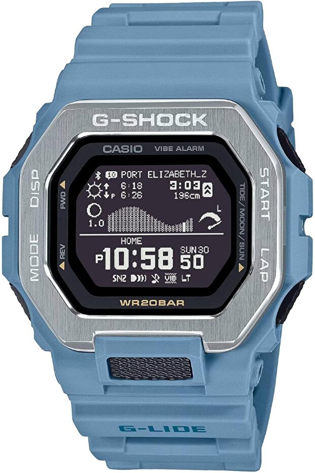 Digital Blue Dial Men's Watch-GBX-100-2ADR - 1