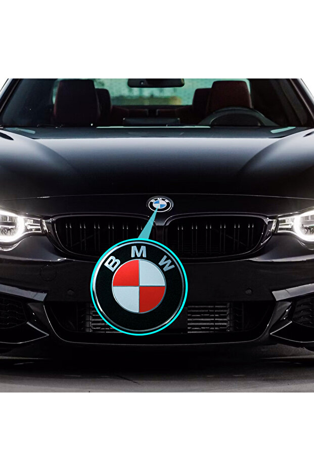 11×4 نصف دائرة + 1×2 نصف دائرة لشعار BMW، مجموعة ملصقات بأحجام مختلفة (46 قطعة)