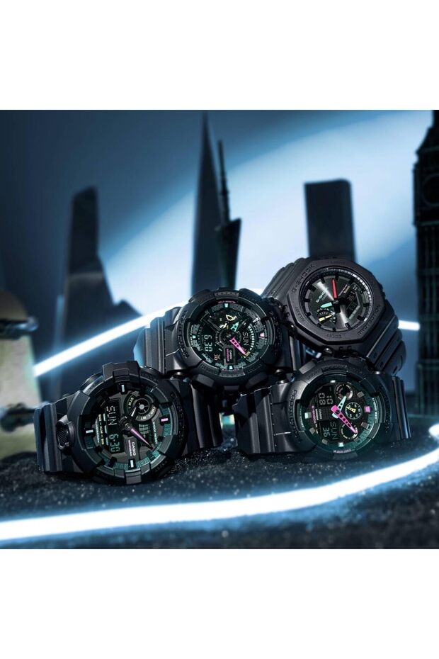 Watch: Black GA-100MF-1ADR - 8