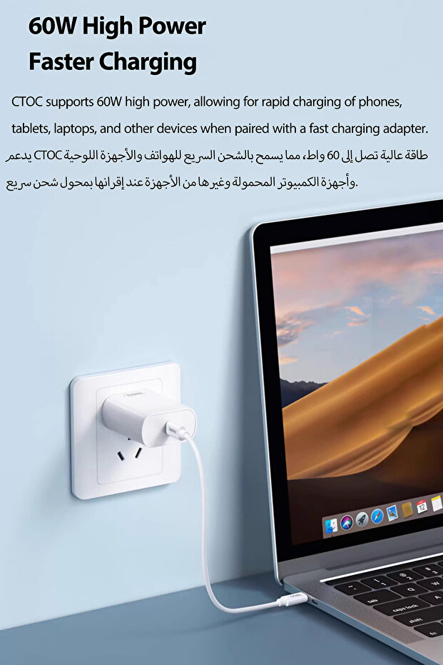 كابل محول بيانات متعدد الوظائف، يدعم الشحن السريع بقوة 60 واط، يدعم شريحة SIM وبطاقة الذاكرة، متوافق مع أجهزة iPhone وAndroid - 4