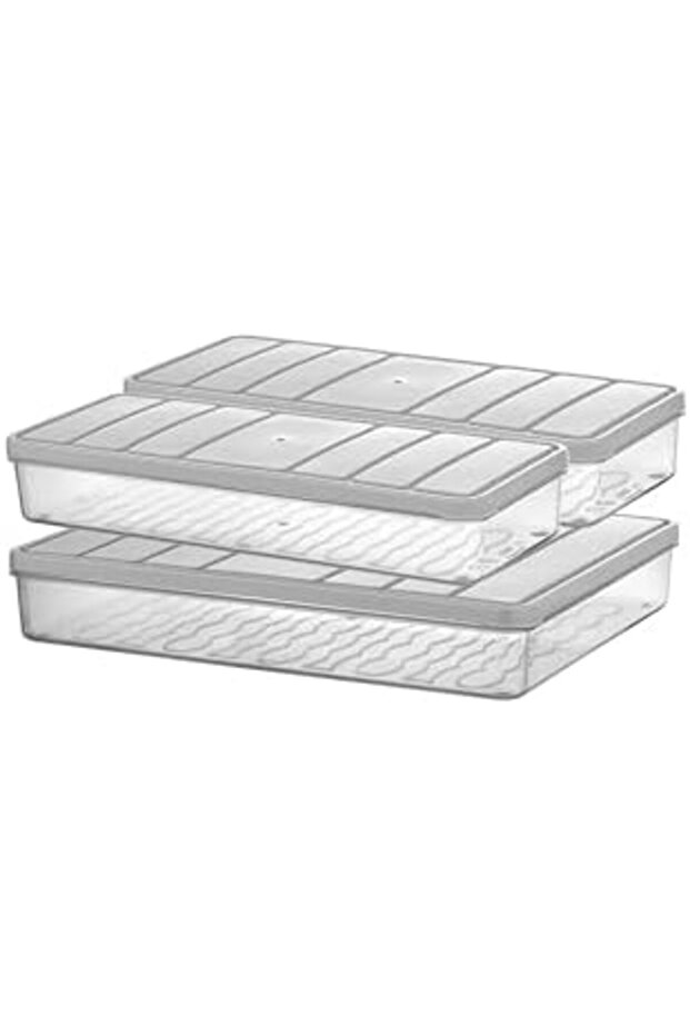 Bezsell Nora 3-Pack 1 Large + 2 Small Size Gray 1027645