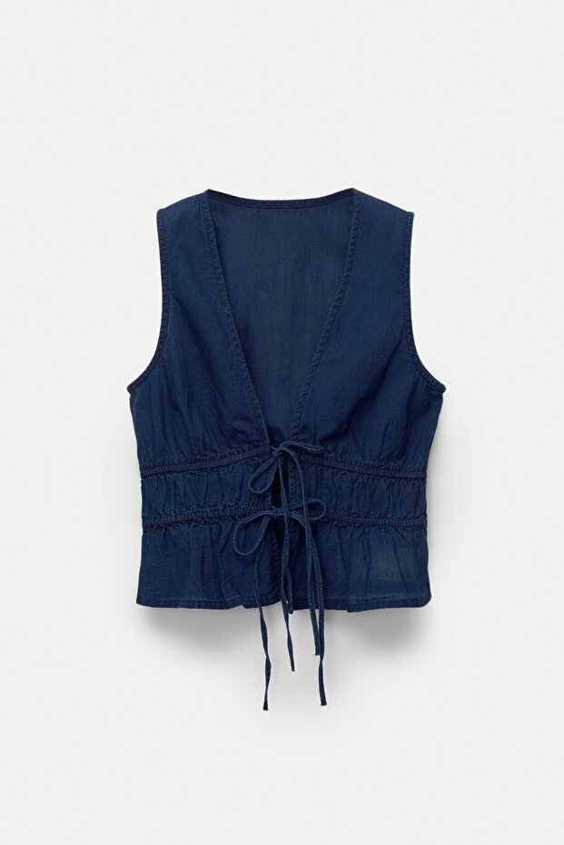 Fiyonklu ve büzgülü top - 7