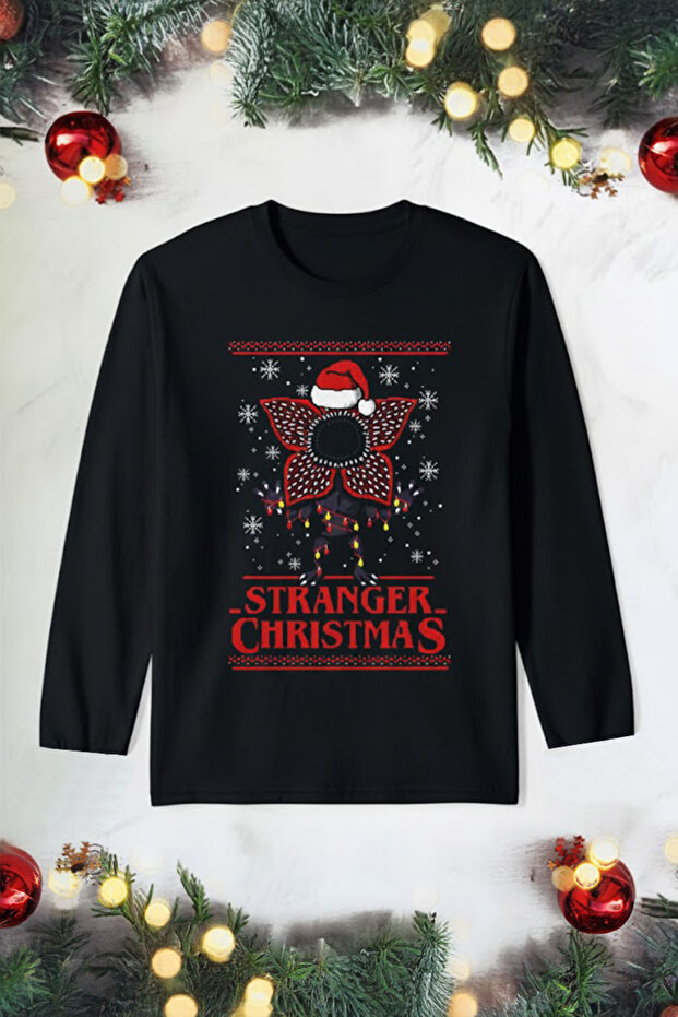 Stranger Things Stranger Christmas Thin Fabric Unisex Sweatshirt