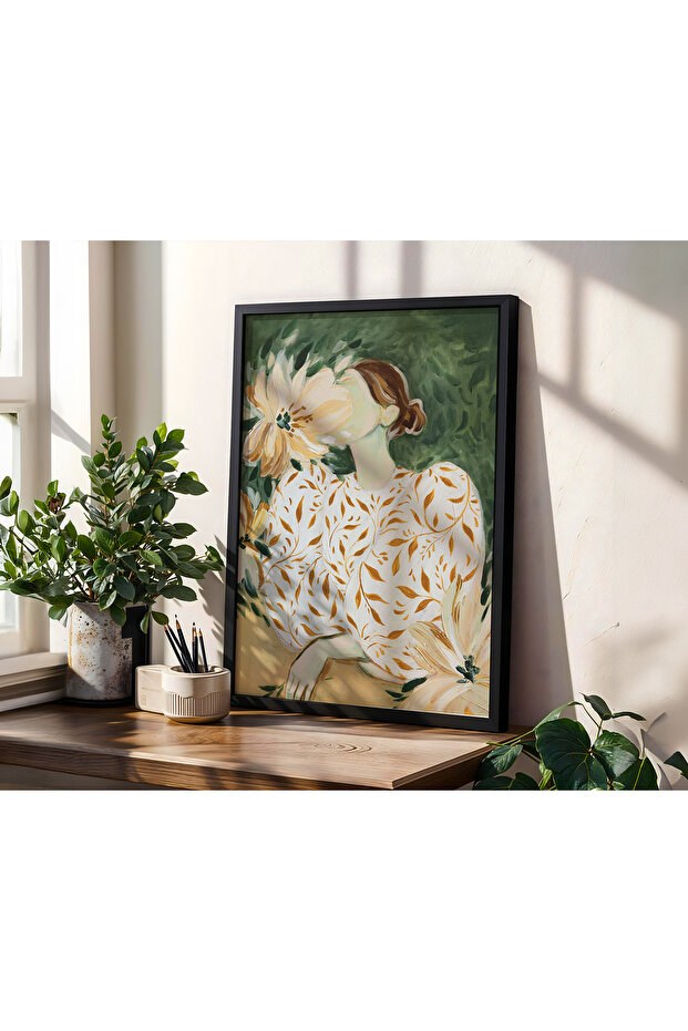 Çerçeveli Ahşap Tablo Tek Parça - 1