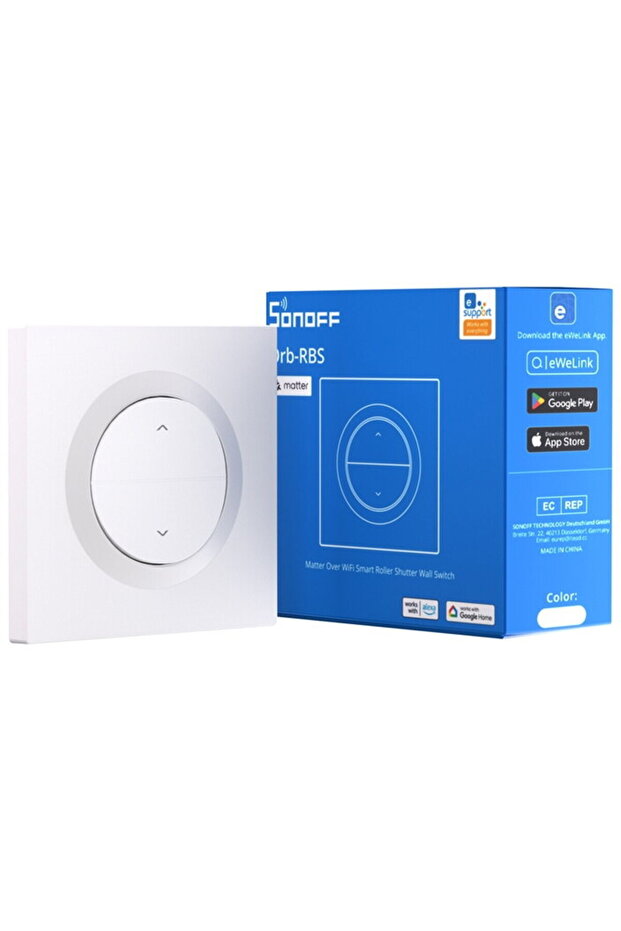 MINI-RBS-E Matter Smart Roller Shutter Wall Switch - 1