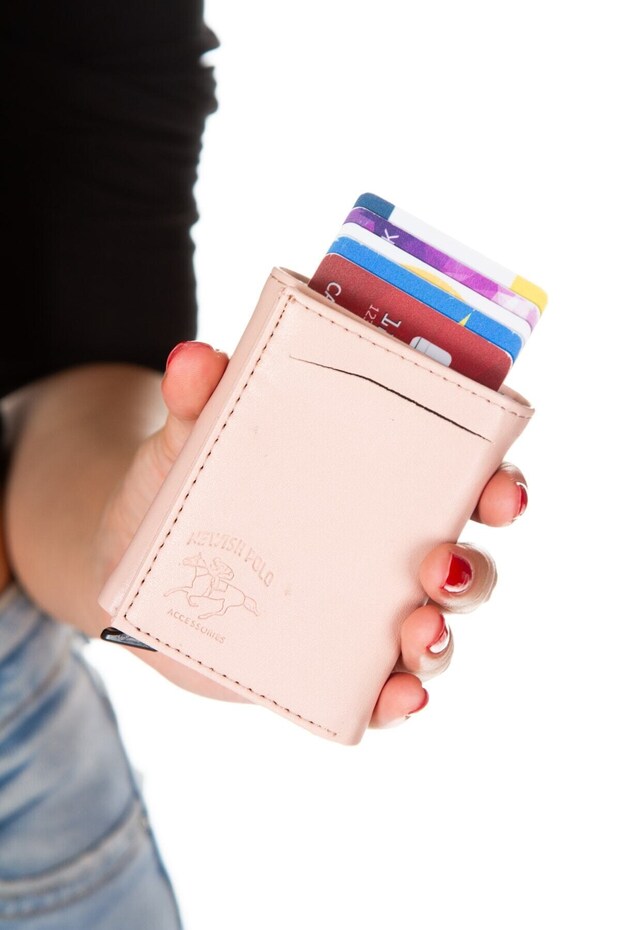 Women's Powder Mechanism Card Holder and Wallet