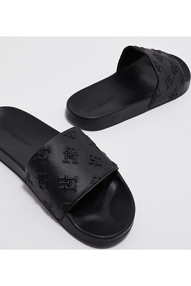 Monogram Embossed Pool Slides - 5