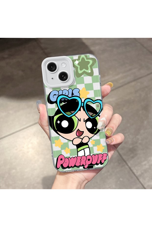 iPhone 15 Compatible Case Camera Protection Transparent Ultra Thin Silicone Cover Cute Police