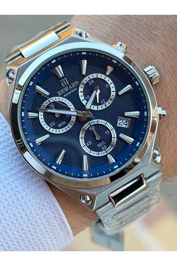 Inner Dial Functions Active Steel Band 5 Atm 2 Years Warranty Men's Wristwatch Ft.Gl.M07.2