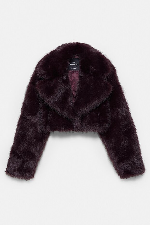 Kısa suni kürk ceket - 6