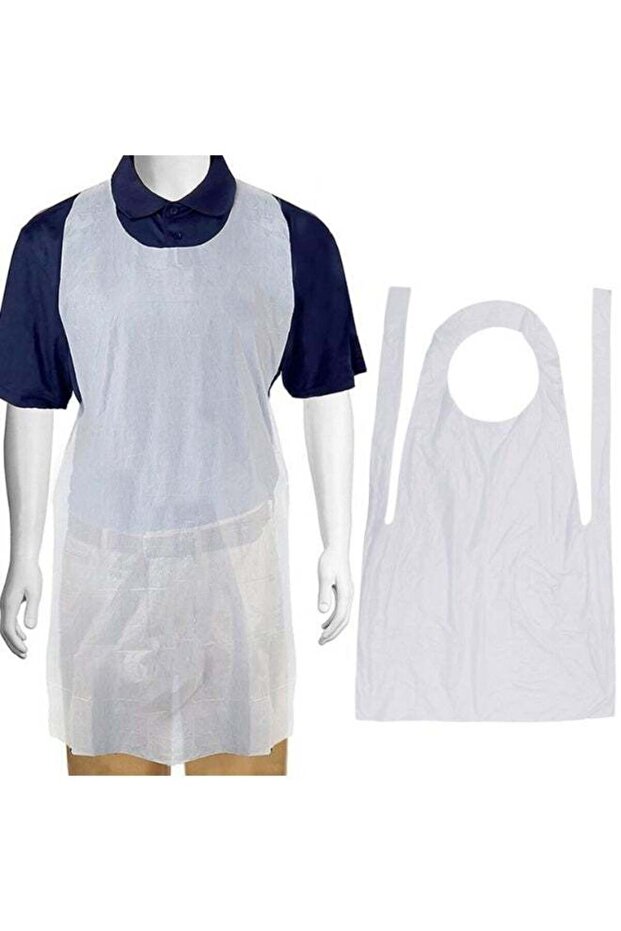 مجموعة مريلة مقاومة للماء للاستخدام مرة واحدة، مكونة من 100 قطعة - 1