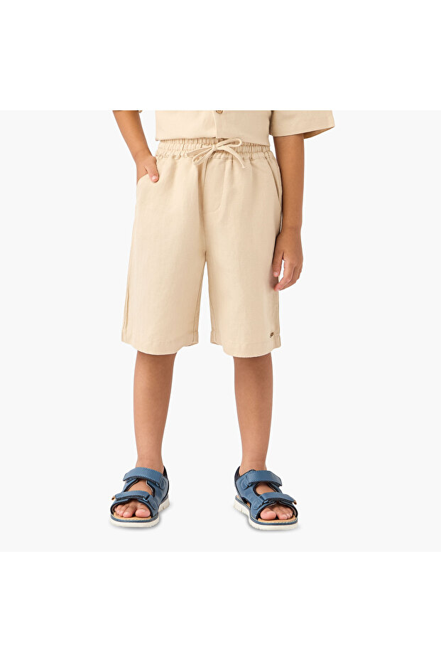 طقم قميص وشورت سادة - 3