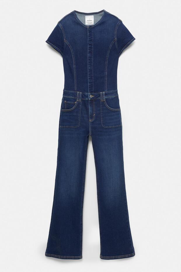 Bootcut denim tulum - 7