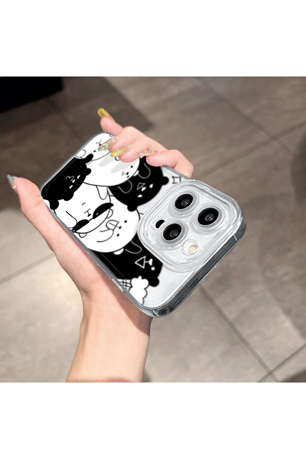 غطاء متوافق مع آيفون 14 مع حماية للكاميرا، غطاء شفاف فائق النحافة من السيليكون - 6