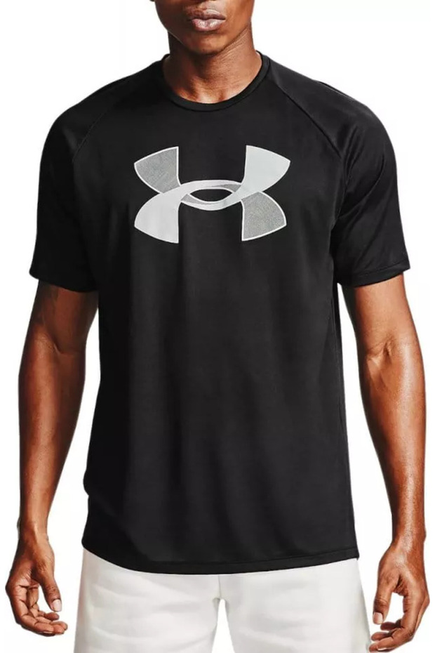 UA Logolu Siyah Tshirt - 1