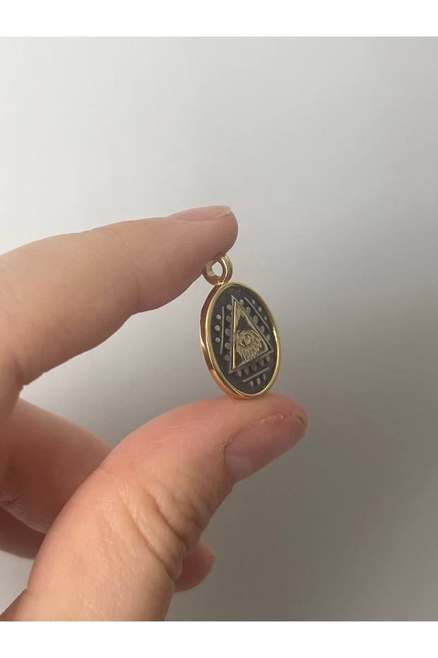 Gümüş göz kolye ucu - 2