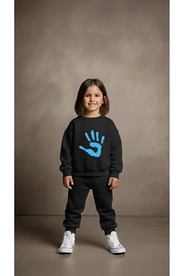 Team Sweatshirt Boya El Printed Girls Boys Crew Neck3 4-5-6-7-8-9-10-11-12Years