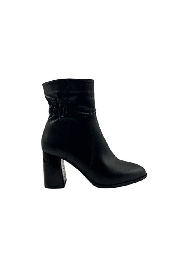 877 687 Women's Genuine Leather Classic Heel Boots
