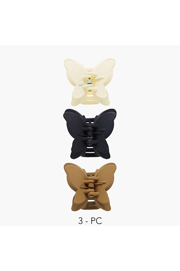 Pack of 3 Butterfly Hair Clamp