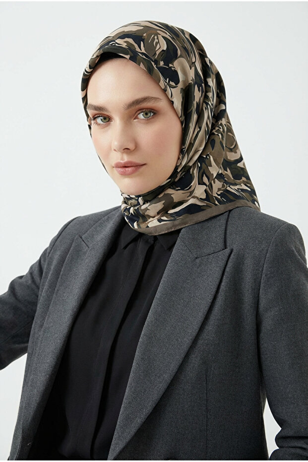 Spring Eşarp Kamuflaj Desen - 2