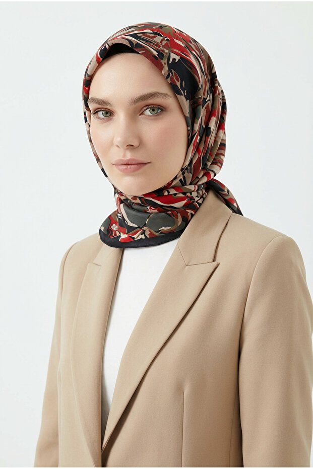 Spring Eşarp Kamuflaj Desen - 1