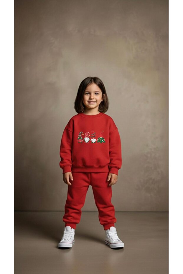 Team Sweatshirt Çam Dede Printed Girls Boys Crew Neck3 4-5-6-7-8-9-10-11-12Years