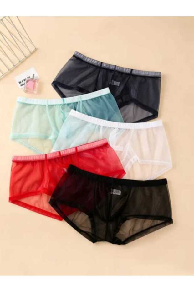 Transparan Şeffaf Boxer - 2