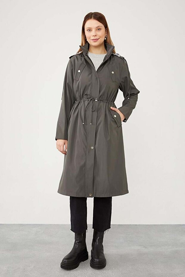 Anthracite Patterned Hat Cap - 1