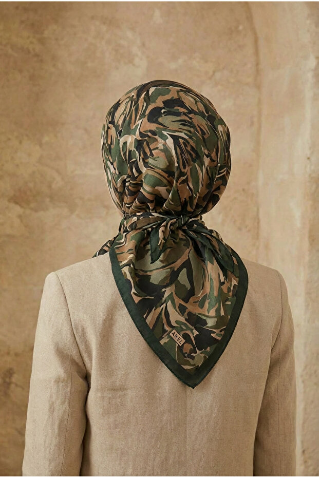 Spring Eşarp Kamuflaj Desen - 2