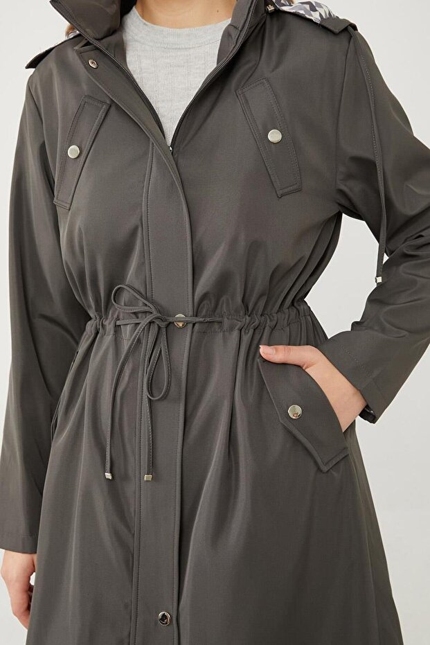 Anthracite Patterned Hat Cap - 3