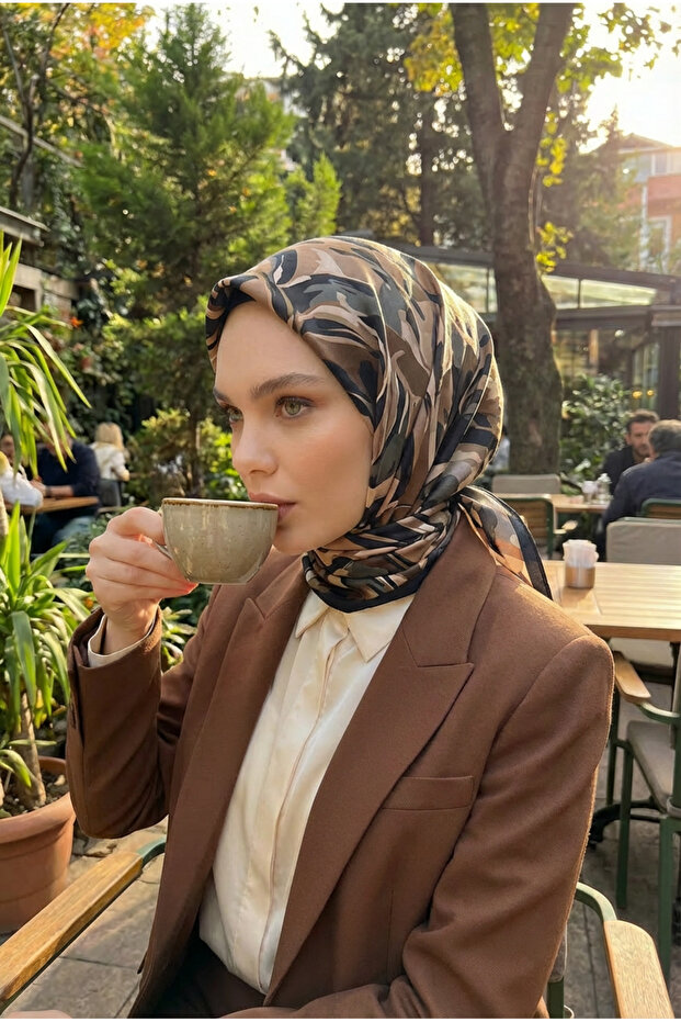 Spring Eşarp Kamuflaj Desen - 2