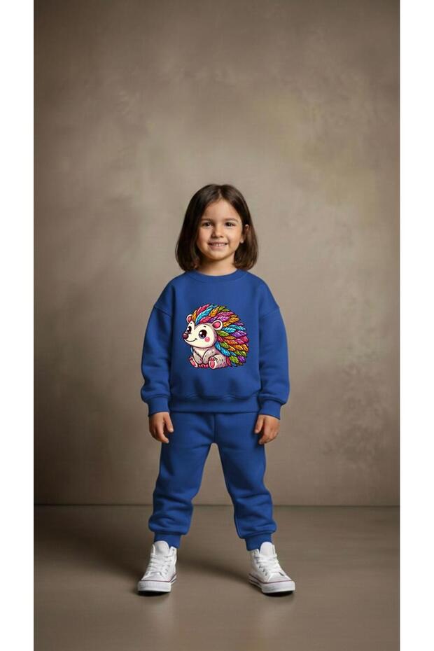 Team Sweatshirt Ki̇rpi̇ Ba Printed Iz Boys Crew Neck3 4-5-6-7-8-9-10-11-12Years